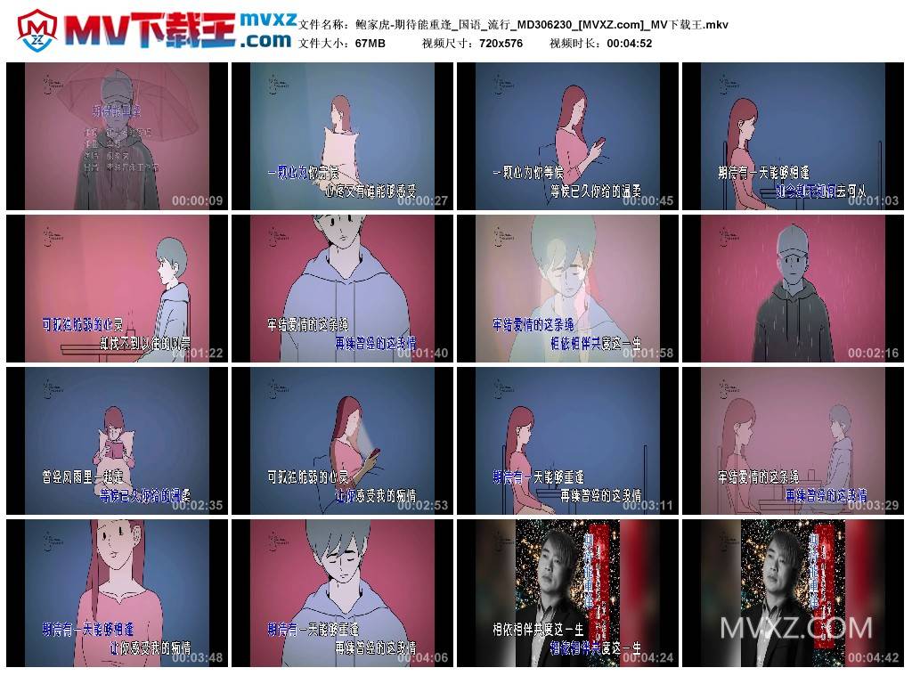 鲍家虎-期待能重逢_国语_流行_MD306230